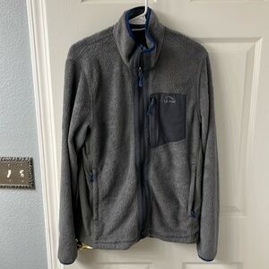 L.L. Bean Gray Fleece Jacket